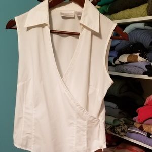 Worthington Tailored Wrap-Style Top